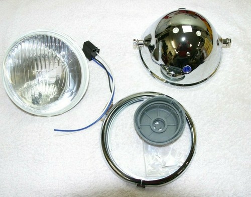 Faro moto 130mm anteriore - moto, la=130mm