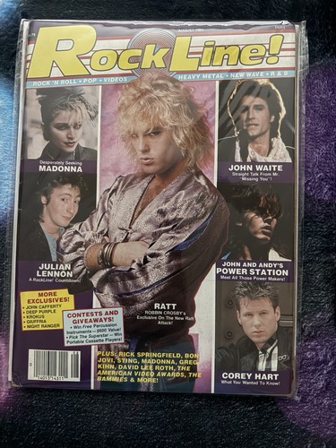 Madonna rock line magazine - rock,