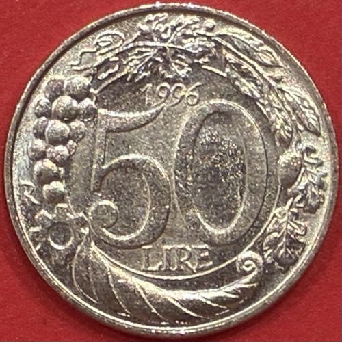 Moneta lire 1996 - 50, italia