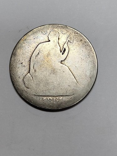 Mezzo dollaro 1861 seduto - dollaro,