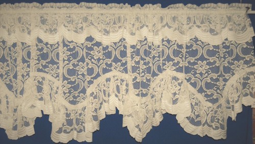 Tenda rete flounce - a, floreale