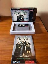 Gioco The Addams Family SNES Super Nintendo NTSC Completo con Scatola,Istruzioni