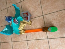 Hot-Wheels Mega Playset Sfida Lo Squalo per Macchinine con Un Lanciatore