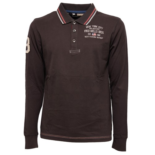 4644k polo uomo fred mello - polo,