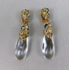 Orecchini Vintage Cristallo