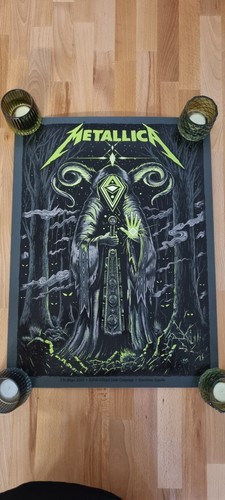 Metallica gig poster - metallica,