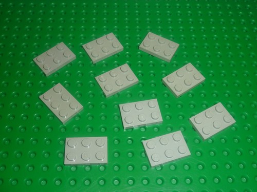 Lego oldgray plate - x,
