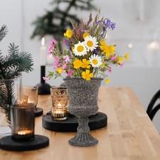  Bottiglia decorativa retrò balcone vaso fiori scrivania fioriera vaso urna scanalata