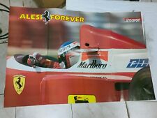 Poster FERRARI - ALESI cm 80 x 54 Alesi for ever