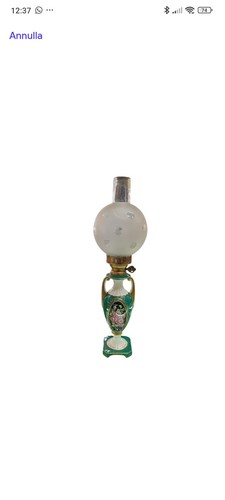Lampada porcellana decorata - , a