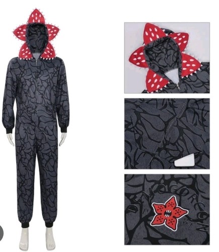 Tuta demogorgon adulto - tuta, zip