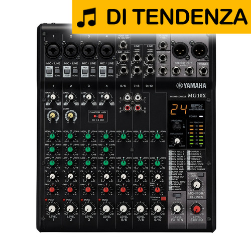 Yamaha mg10x mixer - mixer, canali