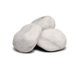 Ciottoli bianco carrara - bianco,