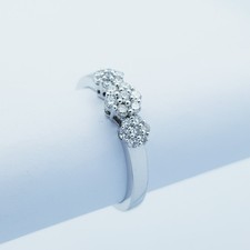 Anello Trilogy in Oro 18kt con