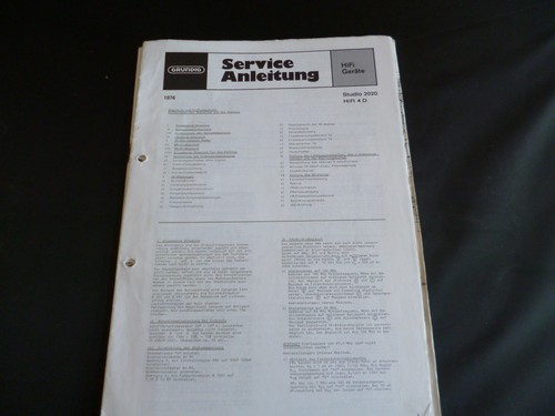 Manuale servizio originale - manuale,