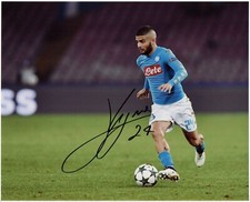 Foto Autografo Calcio Lorenzo Insigne Asta di Beneficenza Sport Coa SSC Napoli