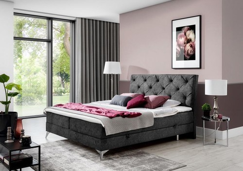 Letto tessuto imbottito