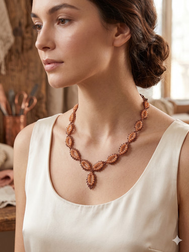 Collana ciondolo mandala fatto - collana,