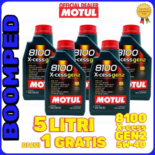Litri olio motore - 5, motul