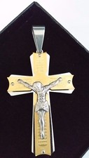Ciondolo croce crocifisso uomo