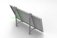 Staffe  da  balcone per Fissaggio Pannello Fotovoltaico