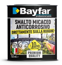 SMALTO FERROMICACEO ANTICORROSIVO ANTICHIZZATO INTERNO ESTERNO 750ML per ferro 