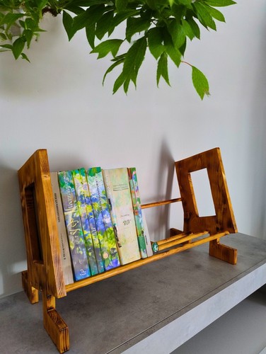 Porta libri elegante legno - libri,
