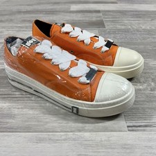 Sneakers basse NAHMIAS uomo 11 / donna 12,5 arancione Five O tela