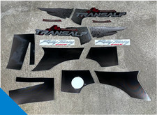 Adesivi Transalp XL 600 V anno 1998 - moto nera -compatibile-stickers-decals