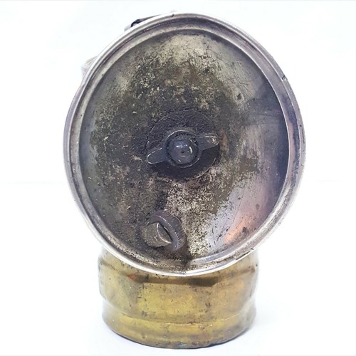 Lampada testa minatore carburo