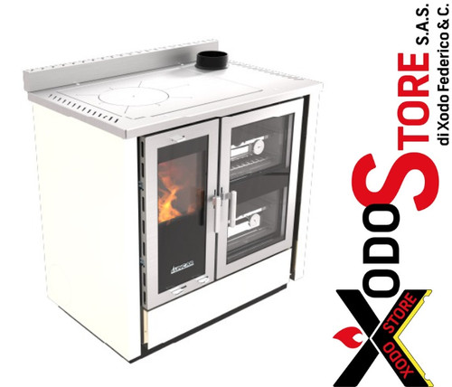 Cucina legna con doppio - legna,