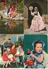 4 CARTOLINE POSTCARD VINTAGE