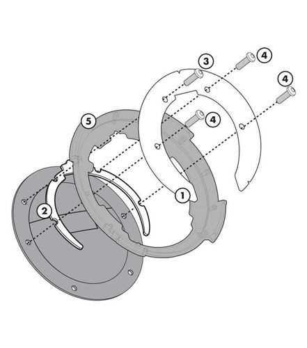 Givi bf11 flangia per - per, borsa