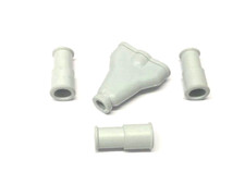 KIT Cappucci Protezione Fili Cambio Vespa V30 V33 VM VN Faro Basso VL 1 - 3 4PZ_