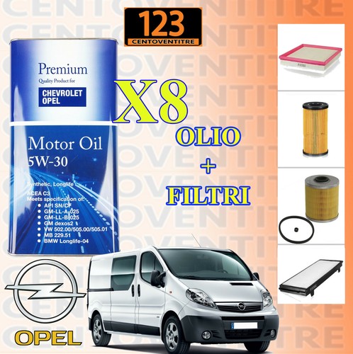 Kit tagliando opel vivaro - tagliando,