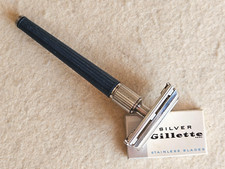Gillette Knack  USA"1968"slim Twist + lame nuove  safety razor vintage sicurezza