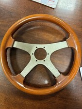 Volante In Legno Universale - Tuning Marca PERSONAL Diametro 36 CM - 360MM