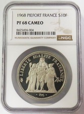 MONETA 10 FRANCHI ERCOLE 1968