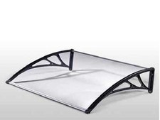 PENSILINA COPERTURA IN VETRO POLICARBONATO PER PORTE E FINESTRE DIVERSE MISURE