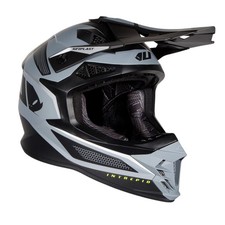 Casco Cross UFO Intrepid nero