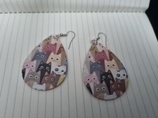 Orecchini Pendenti Con Gatto