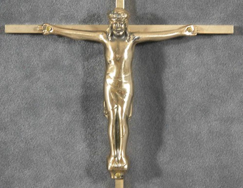 Croce crocifisso metallo - crocifisso,