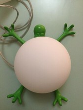 RUGGIU GIODI sospensione VERDE BIBO SMILE cameretta bambini VETRO MADE IN ITALY