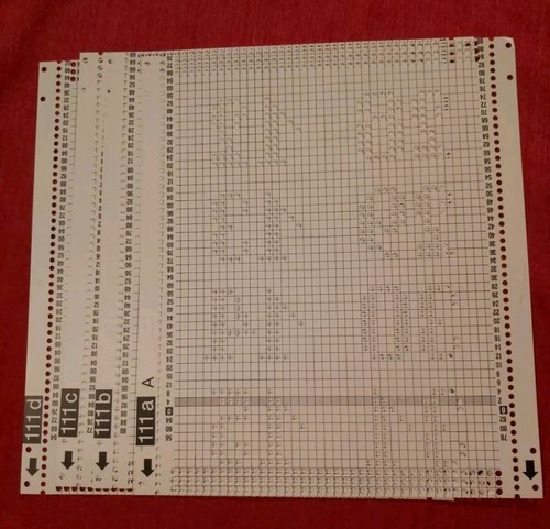 Passap pfaff punchcards - punchcards, deco