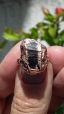 Anello in tormalina nera /