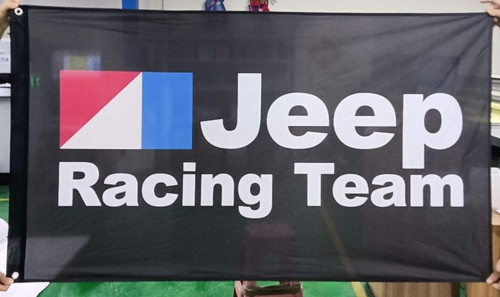 Jeep racing flags large - racing, x