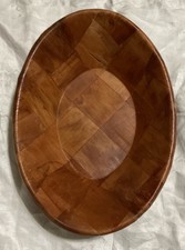 Ciotola ovale in parquet