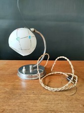 LAMPADA DA TAVOLO IN METALLO STILE DECO ANNI 50' 