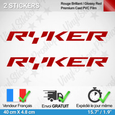 2 Adesivi per Ryker Rosso