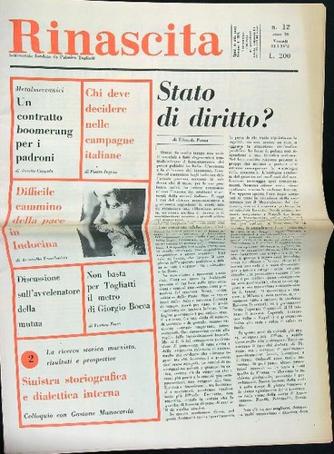 Rinascita 1973 - rinascita,